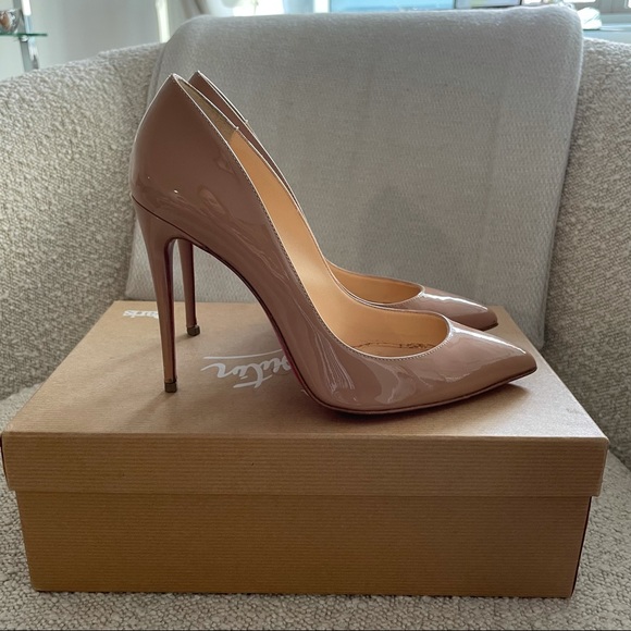 Louboutin Pigalle Follies 100 patent leather pumps - Picture 2 of 7